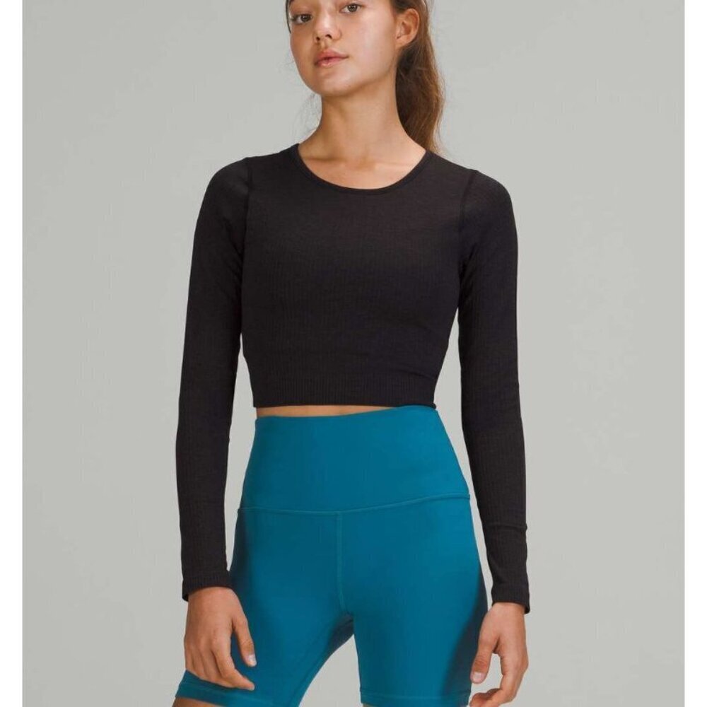 Lululemon Ebb to Street Long Sleeve Black Size 4